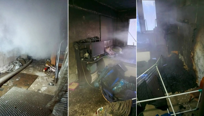 сгоревшая комната сгоревшая комната