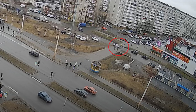 самокатчик ДТП