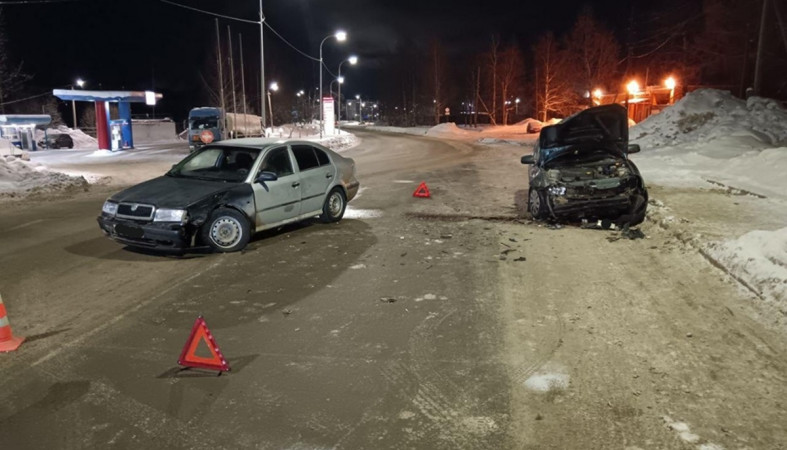 столкновение двух машин