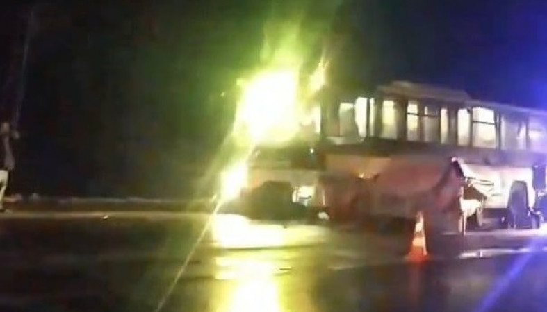 Автобус Петрозаводск-Санкт-Петербург попал в ДТП, погиб человек