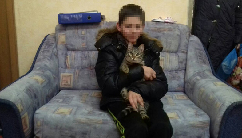 Бездомный кот спас от холода ребенка в Калининградской области