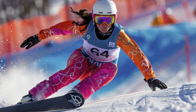 Скоростной спуск с горы