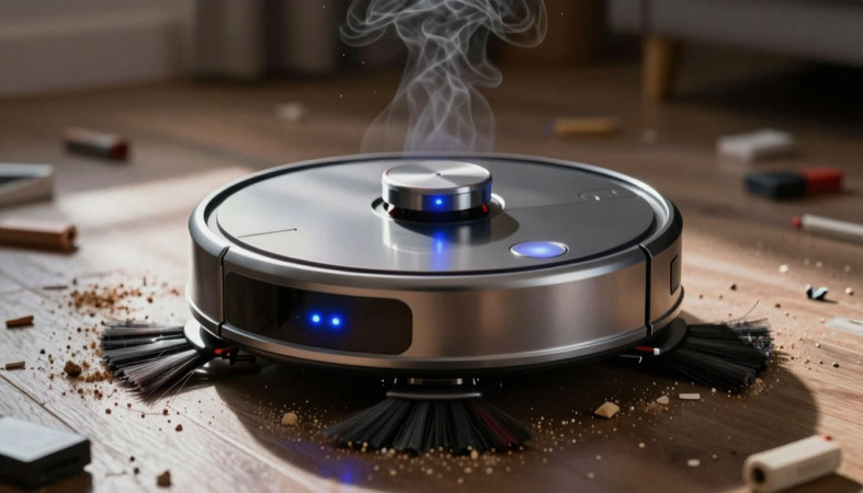 Робот-пылесос задумался.