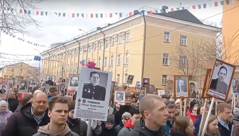 шествие на 9 Мая