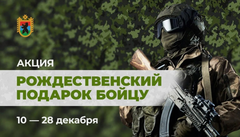 рождественский подарок бойцу