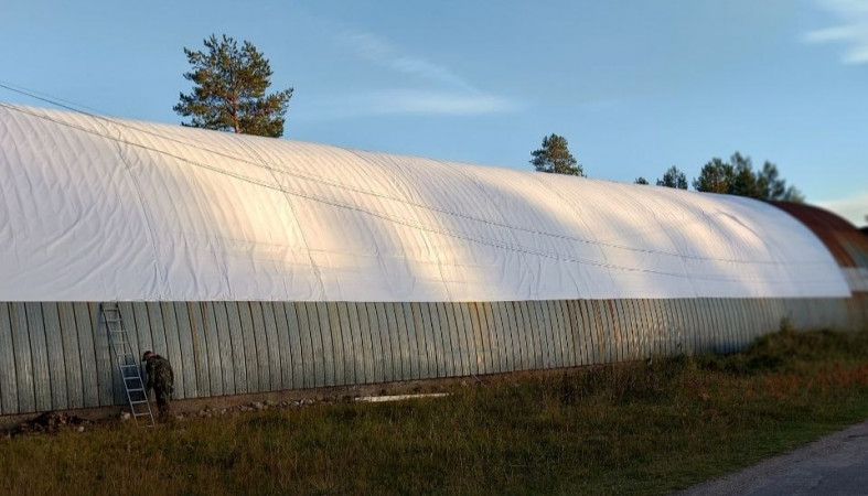 Ангар в Пяозеро