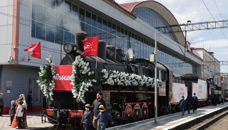 ретропоезд в честь 80-летия Победы ретропоезд в честь 80-летия Победы
