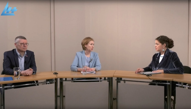 Астахова и Лиминчук в студии