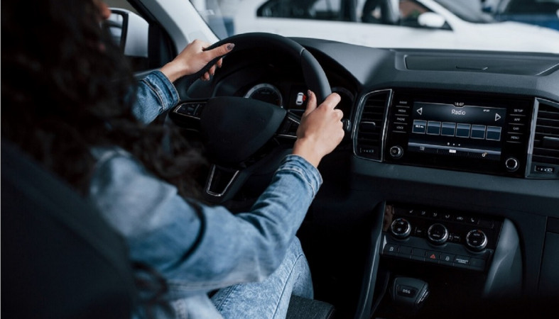 В салоне автомобиля В салоне автомобиля