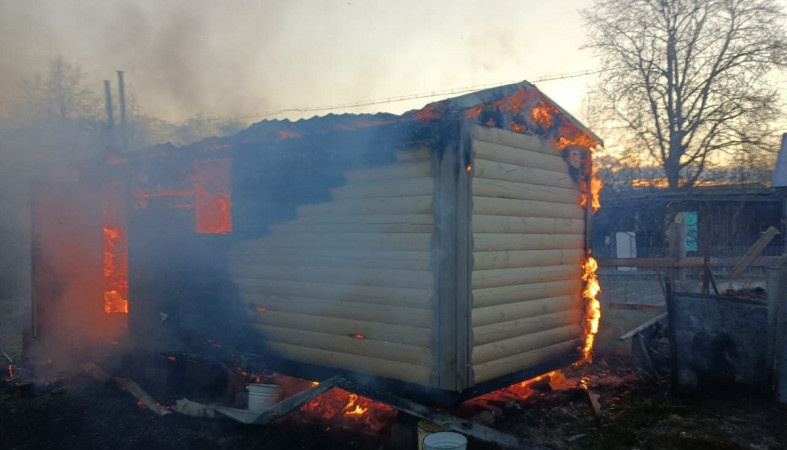 Пожар в Повенце