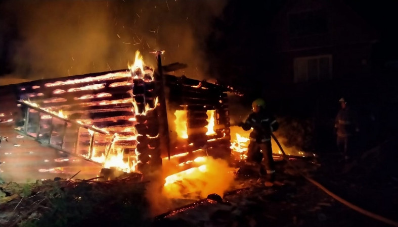 Пожар в бане