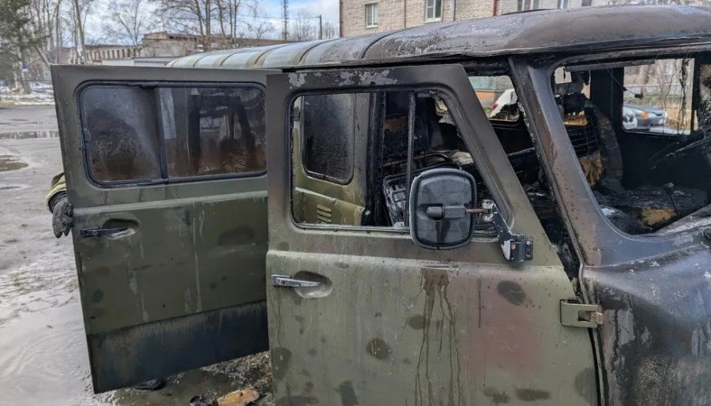 Пожар в Беломорске