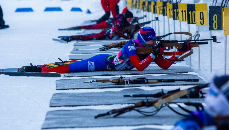 Биатлонистка чемпионка