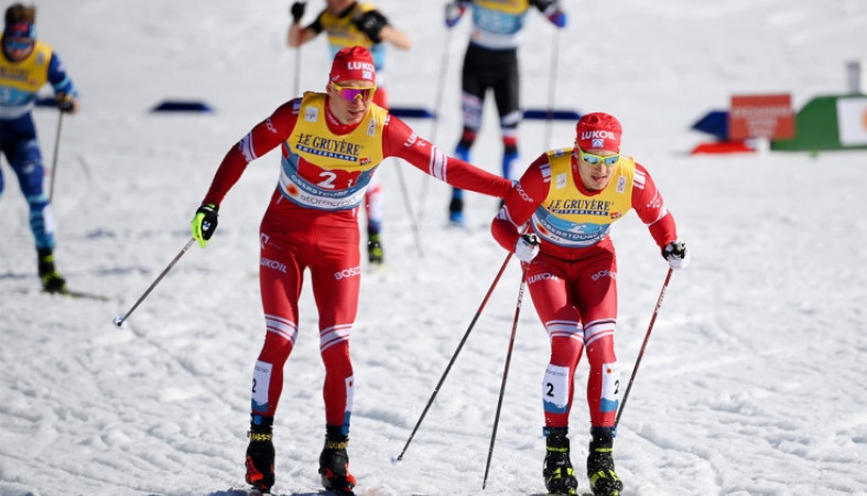 Российские лыжники взяли бронзу в командном спринте на чемпионате мира