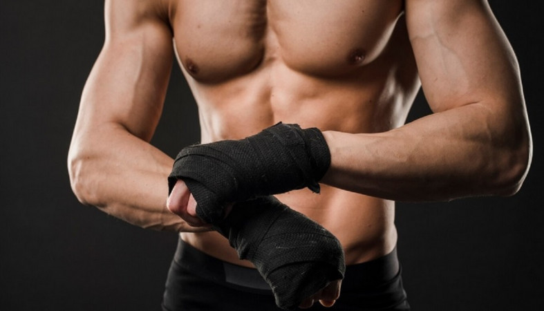 Боец перед схваткой