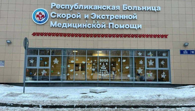 вход в больницу