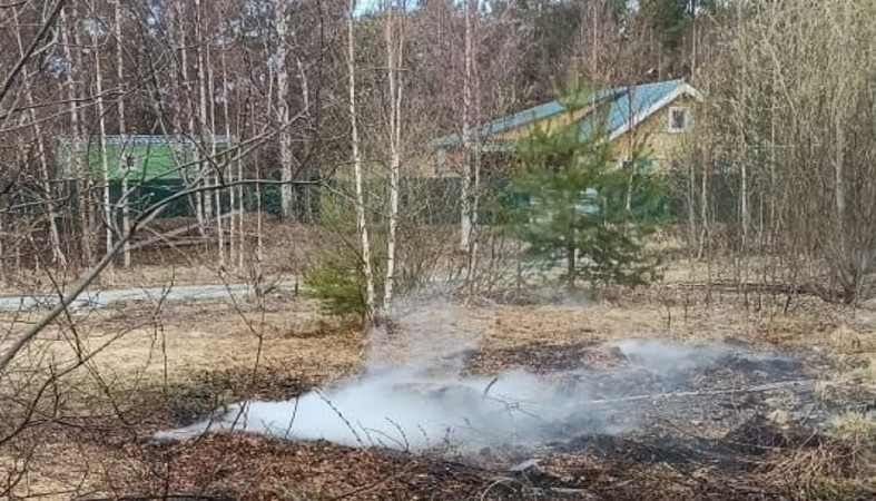 Пожар в селе Челмужи