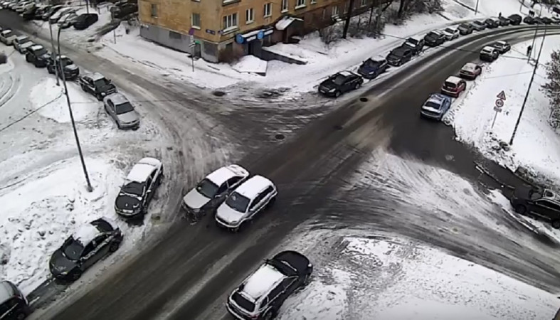 авария на перекрестке