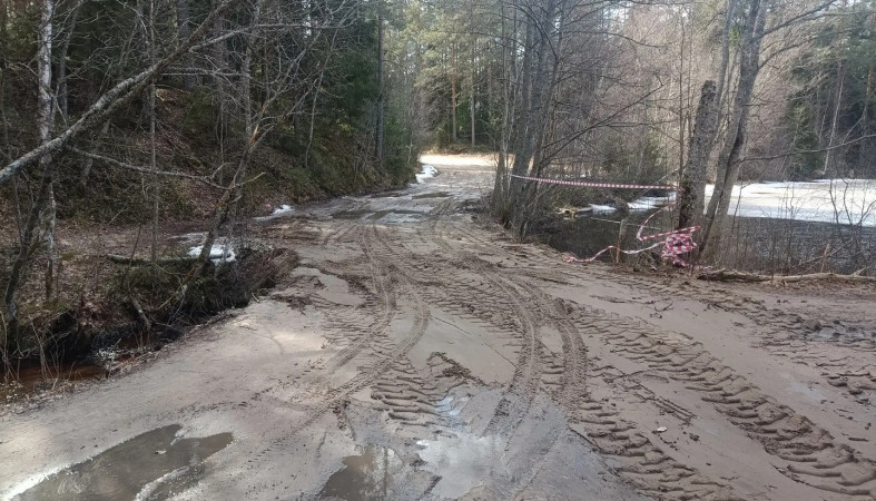 Дорога в Олонецком районе