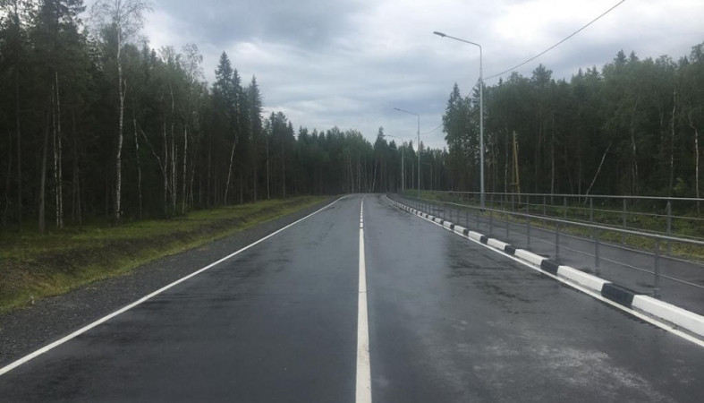 Новую дорогу построили в Карелии