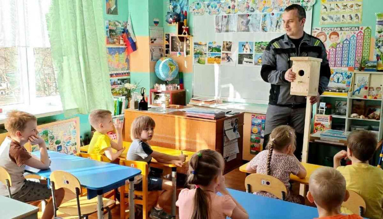 дошкольники на занятии