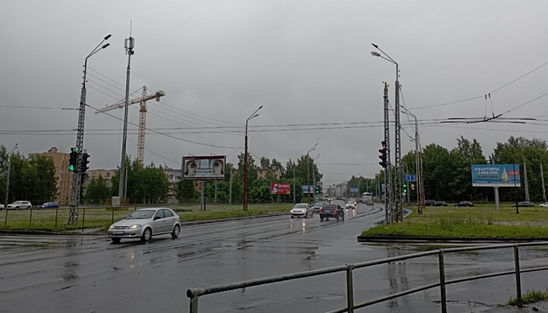 Дождь в Петрозаводске