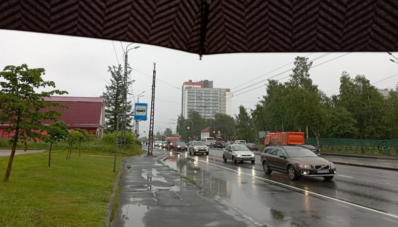 Дождь в Петрозаводске