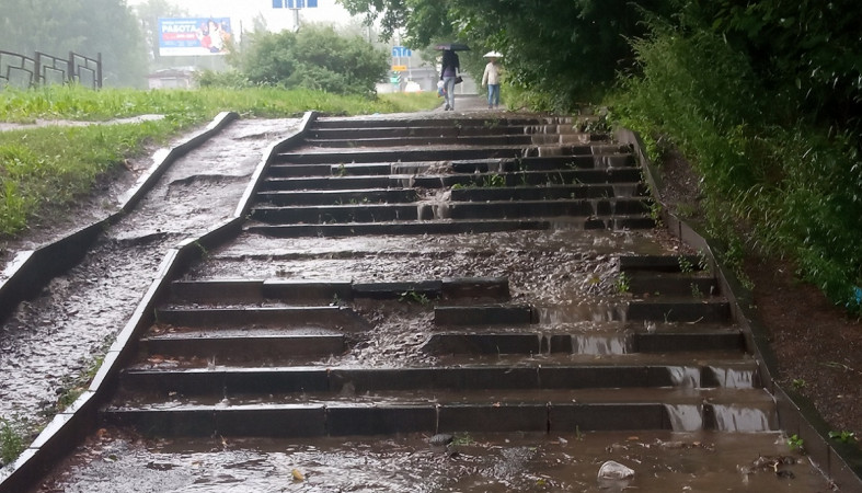 Дождь в Петрозаводске