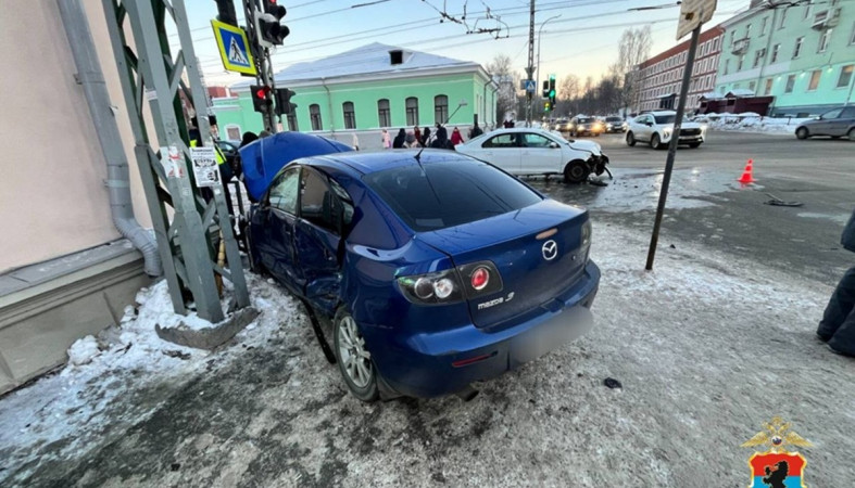 место аварии