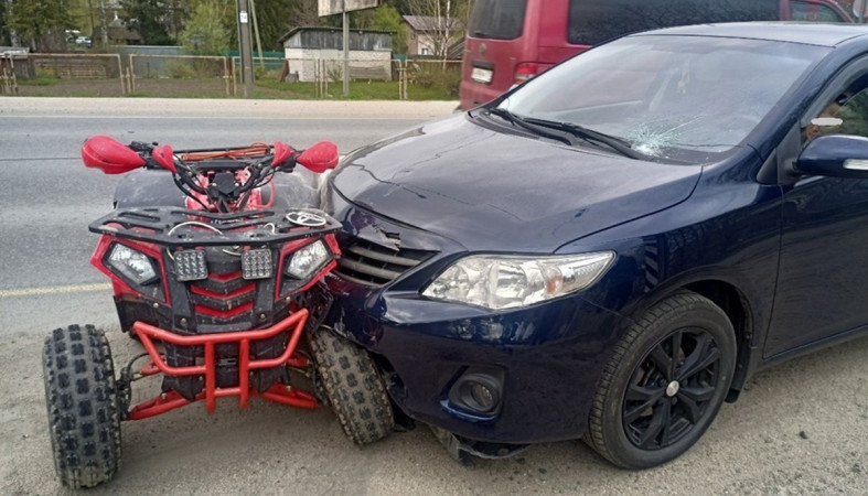авария с квадроциклом