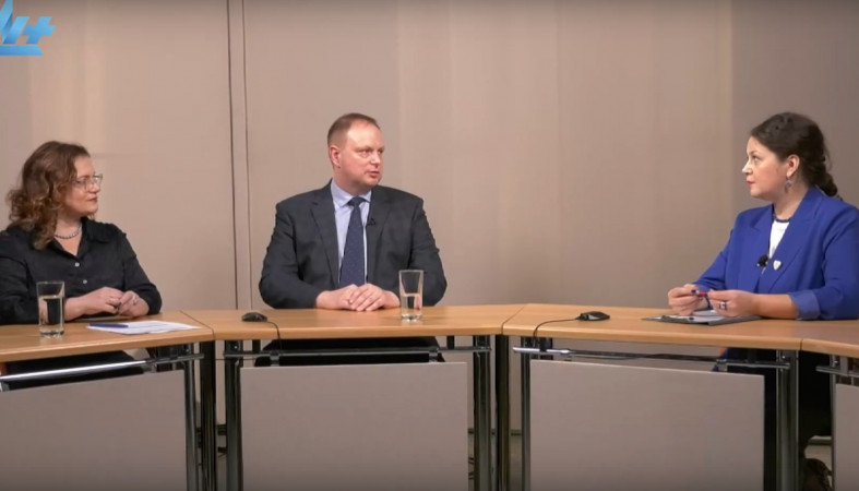 Федоричев и Гуменникова в студии