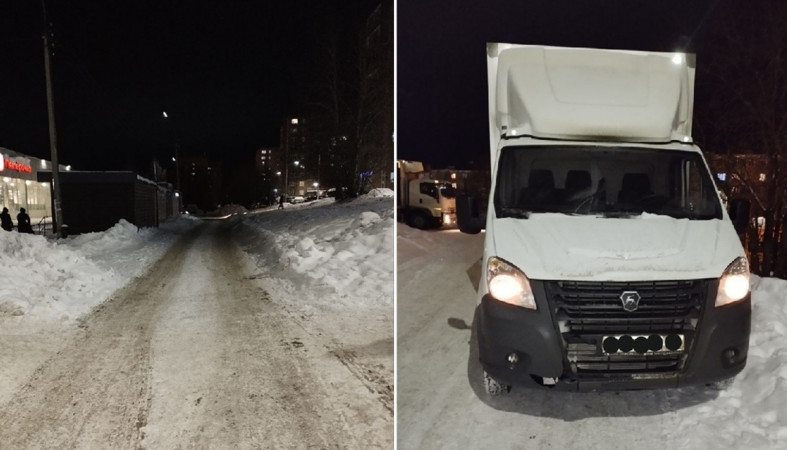 место аварии с пешеходом