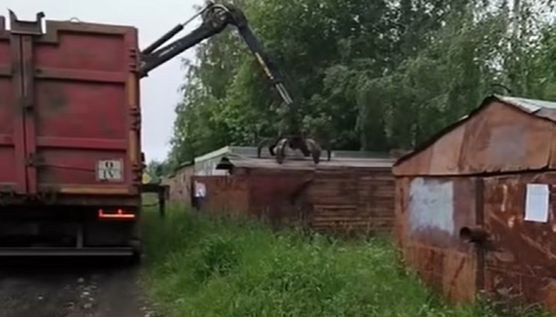 Снос гаражей