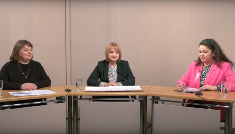 Германова и Реутова в студии