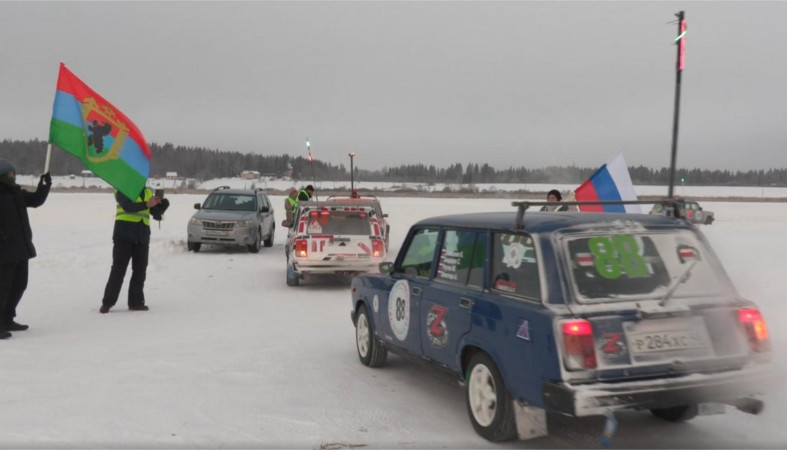 Гонки на льду в Карелии