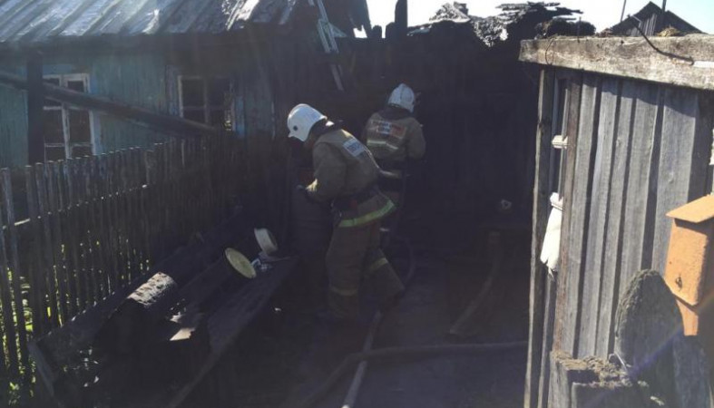 Мужчина погиб на пожаре на севере Карелии