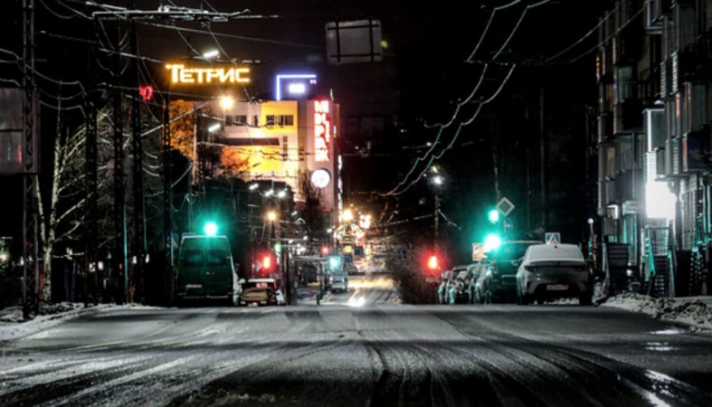 Ночной Петрозаводск