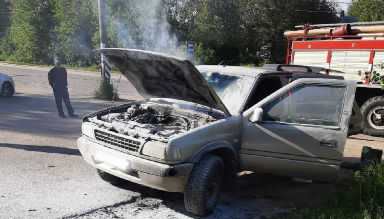 Пожар в автомобиле
