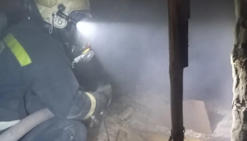 Пожар в Ильинском