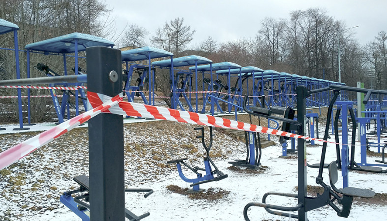 Петрозаводск набережная тренажеры