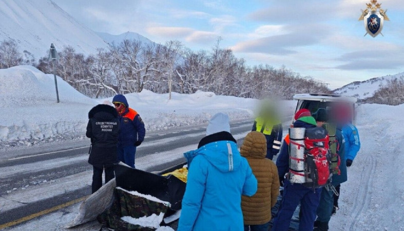 Снегоход на Камчатке