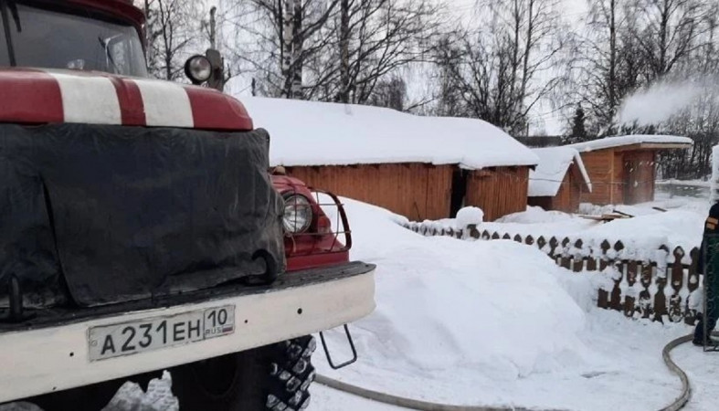 Пожар в Кестеньге