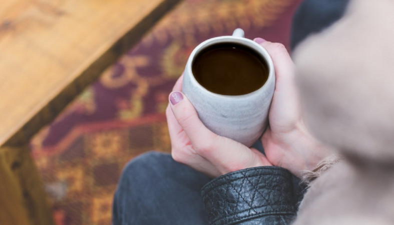 Кофе в руках