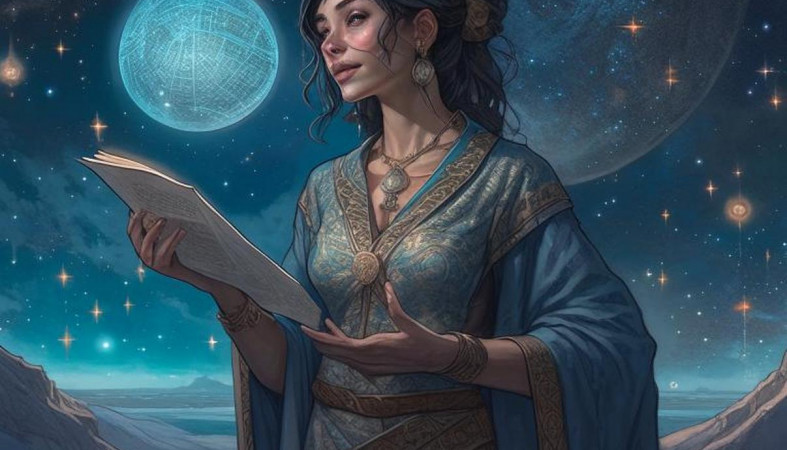 женщина-астролог женщина-астролог