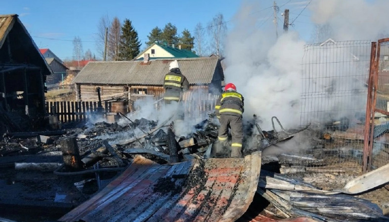 Пожар в Коткозере