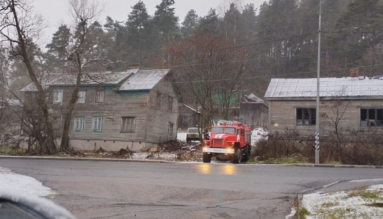 Пожар в Лахденпохье Пожар в Лахденпохье