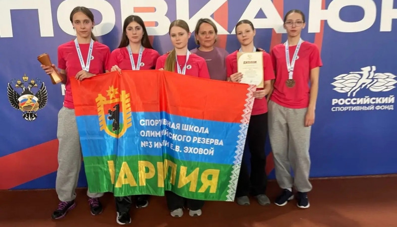 Легкоатлетки лицея №40