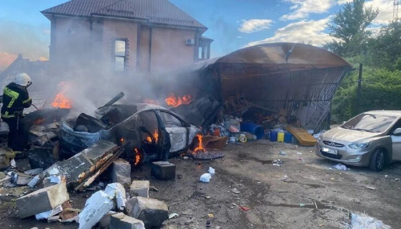 Пожар в Липецке Пожар в Липецке
