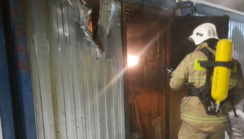 Пожар в Лоухи