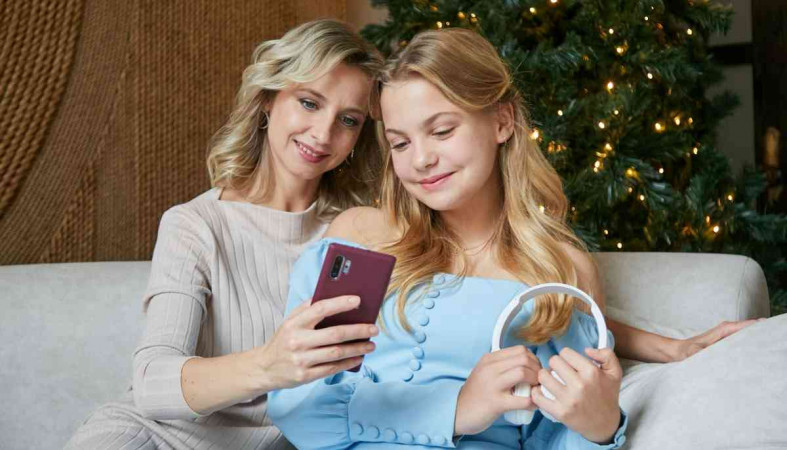 фото у елки